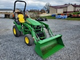 2018 John Deere 2025R Compact Loader Tractor 'Ride & Drive'