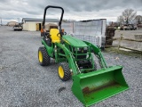 2017 John Deere 2025R Compact Loader Tractor 'Ride & Drive'