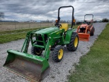 John Deere 3032E Compact Loader Tractor 'Ride & Drive'