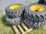 Montreal  Skid Steer Tires on Wheels 'Set of 4 - New'