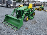 2014 John Deere 1025R Compact Loader Tractor 'Ride & Drive'