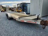 2005 Lanchester SSA16-TA3 Aluminum Skid Steer Trailer 'Title Sale Day'