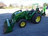John Deere 990 Tractor Loader Backhoe 'Ride & Drive'