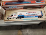 Ertl Sports Collectibles of the 90's  Toy Truck with Van Trailer
