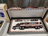 Toy Truck with Van Trailer