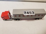 Toy Truck with Van Trailer
