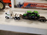 Truck with Low Boy Trailer