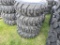 Forerunner SKS1 Skid Steer Tires on Wheels 'Set of 4 - NEW'