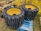 Semi Solid Wheels & Tires   'Set of 4'
