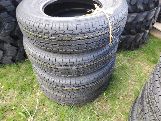 Road Guider QH100 Trailer Tires 'Set of 4 - NEW'