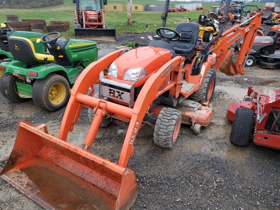 Kubota BX24D Compact Tractor Loader Backhoe 'Runs & Operates'