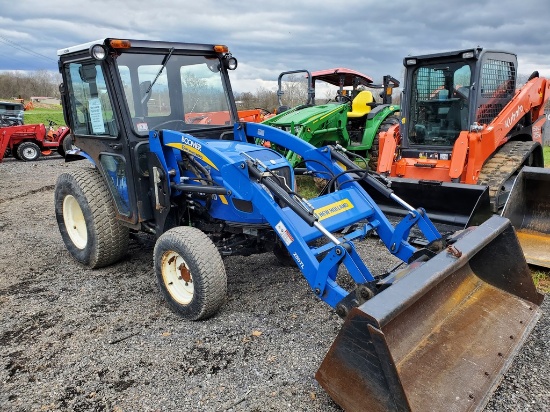 2011 NEW Holland Boomer 50 Cab Compact Loader Tractor 'Runs & Operates'