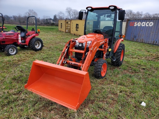 2022 Kubota LX3310 Cab Compact Loader Tractor 'Ride & Drive'