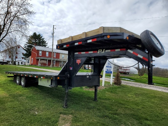 2016 PJ  Gooseneck Trailer 'PA Title in the Office, Remote In Office'