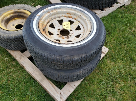 Tire with Wheels