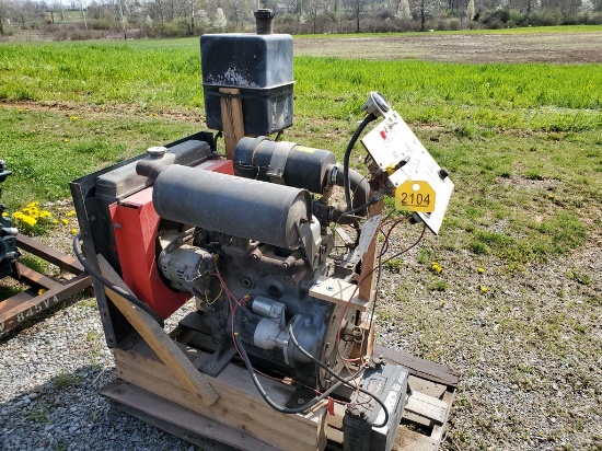 Yanmar 3TN82E Engine 'Runs & Operates'