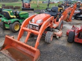 Kubota BX24D Compact Tractor Loader Backhoe 'Runs & Operates'