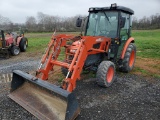 Kioti DK50 Cab Compact Loader Tractor 'Runs & Operates'