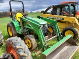 John Deere 4410 Compact Loader Tractor 'Runs & Operates'