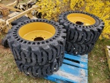 Semi Solid Wheels & Tires   'Set of 4'