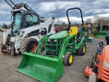 2019 John Deere 1025R Compact Tractor Loader Backhoe 'Ride & Drive'