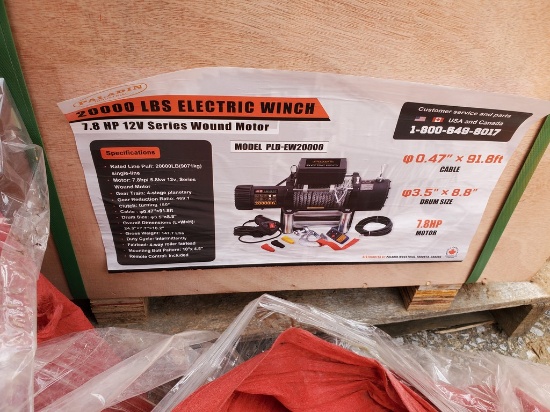 Paladin EW20000 Electric Winch 'NEW'