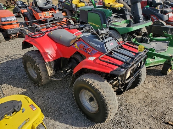 Kawasaki Bayou ATV 'Runs & Operates - NO title'