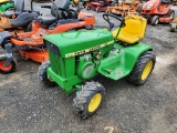 John Deere 112 Riding Tractor 'Runs & Operates'