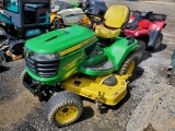 2014 John Deere X738 Riding Tractor 'Runs & Operates'