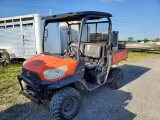 2016 Kubota RTX X900 Utility Vehicle 'Runs & Operates - NO Title'