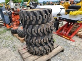 Galaxy Muddy Buddy Skid Steer Tires on Wheels 'Set of 4'