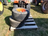 Kubota  Turf Tires on Wheels 'Set of 4 - Used'