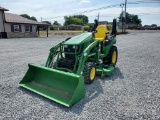 2019 John Deere 2025R Compact Loader Tractor 'Ride & Drive'