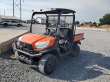 2015 Kubota RTV X900 Utility Vehicle 'Runs & Operates - NO TITLE'