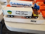 Winross  Truck with Van Trailer