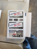 Winross  Truck with Double Van Trailer