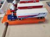 Winross  Truck with Van Trailer