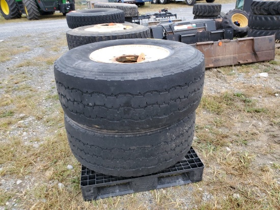 Tires On Wheels   'By the Piece x 2'