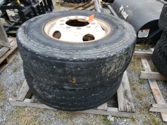 Tires On Wheels   'By the Piece x 2'