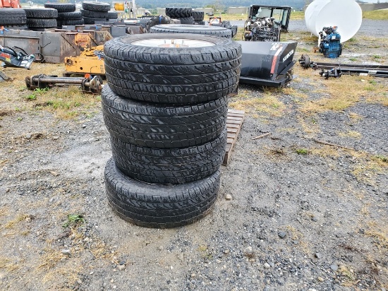 Tires On Wheels   'Set of 4'
