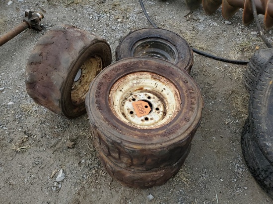Tires On Wheels   'Set of 4'