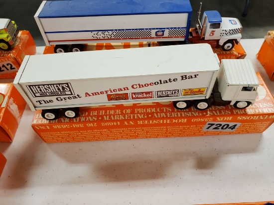 Winross Truck Tractor With Refer Trailer