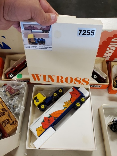 Winross Truck Tractor With Van Trailer