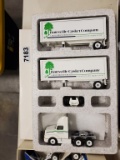 Winross Truck Tractor With Double Trailers