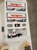 Winross Truck Tractor With Double Trailers