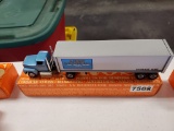Winross Truck Tractor With Van Trailer