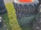 Forerunner SKS1 Skid Steer Tires On Wheels 'Set of 4 - New'