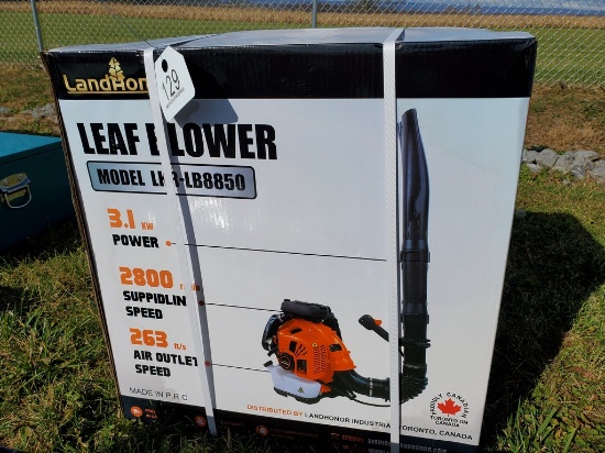 Land Honor LB8850 Back Pack Leaf Blower 'NEW'