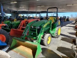 2010 John Deere 3720 Compact Loader Tractor 'Ride & Drive'
