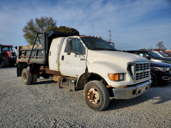 2002 Ford F650 Dump Truck 'Title in the Office'